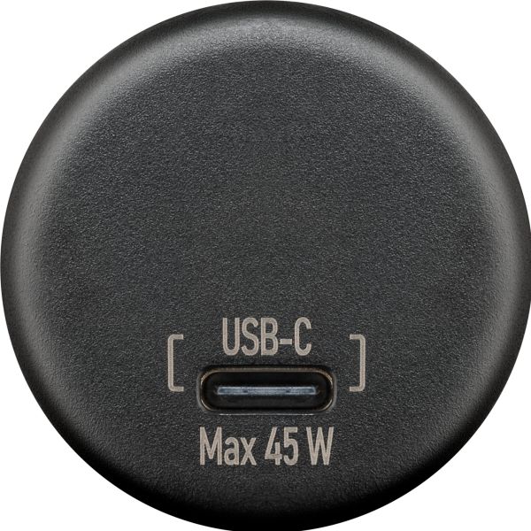 Wentronic Single Einbaucharger USB-C 45 W ~ 324/112