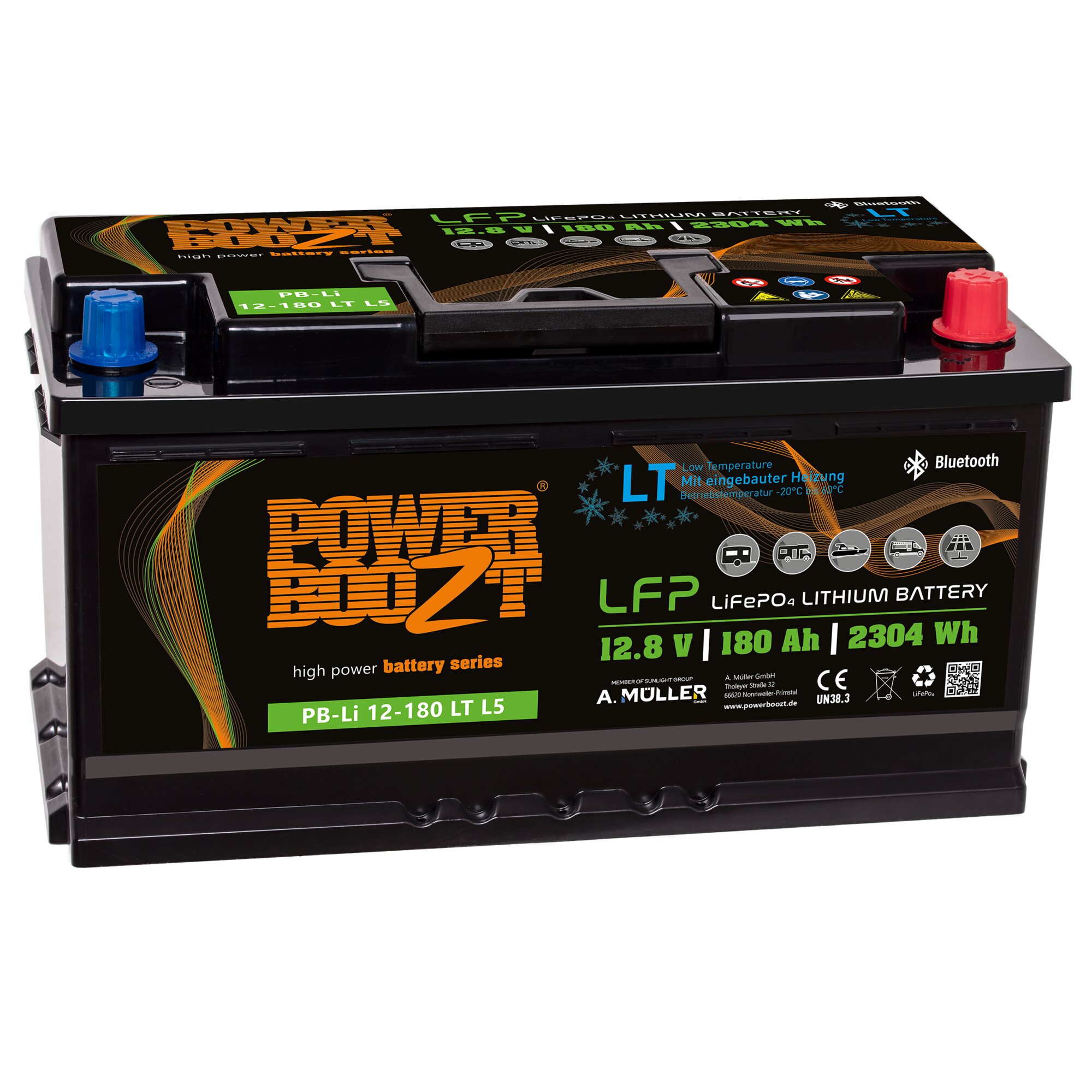 Powerboozt Lithium-Kaltwetterbatterie PB-LI 180LT L5 ~ 323/523