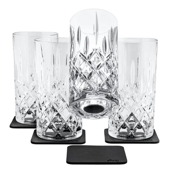 silwy® Magnet-Kristallgläser Longdrink, 4er-Set ~ 550/793
