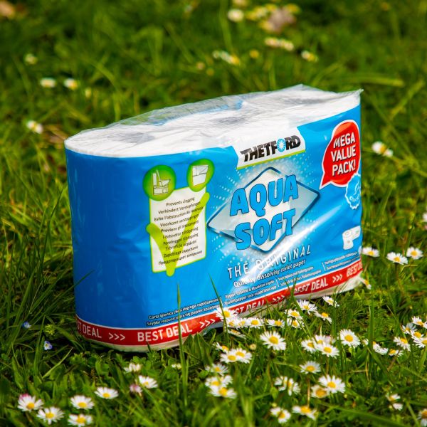 Thetford Toilettenpapier Aqua Soft, 6er Pack ~ 650/060