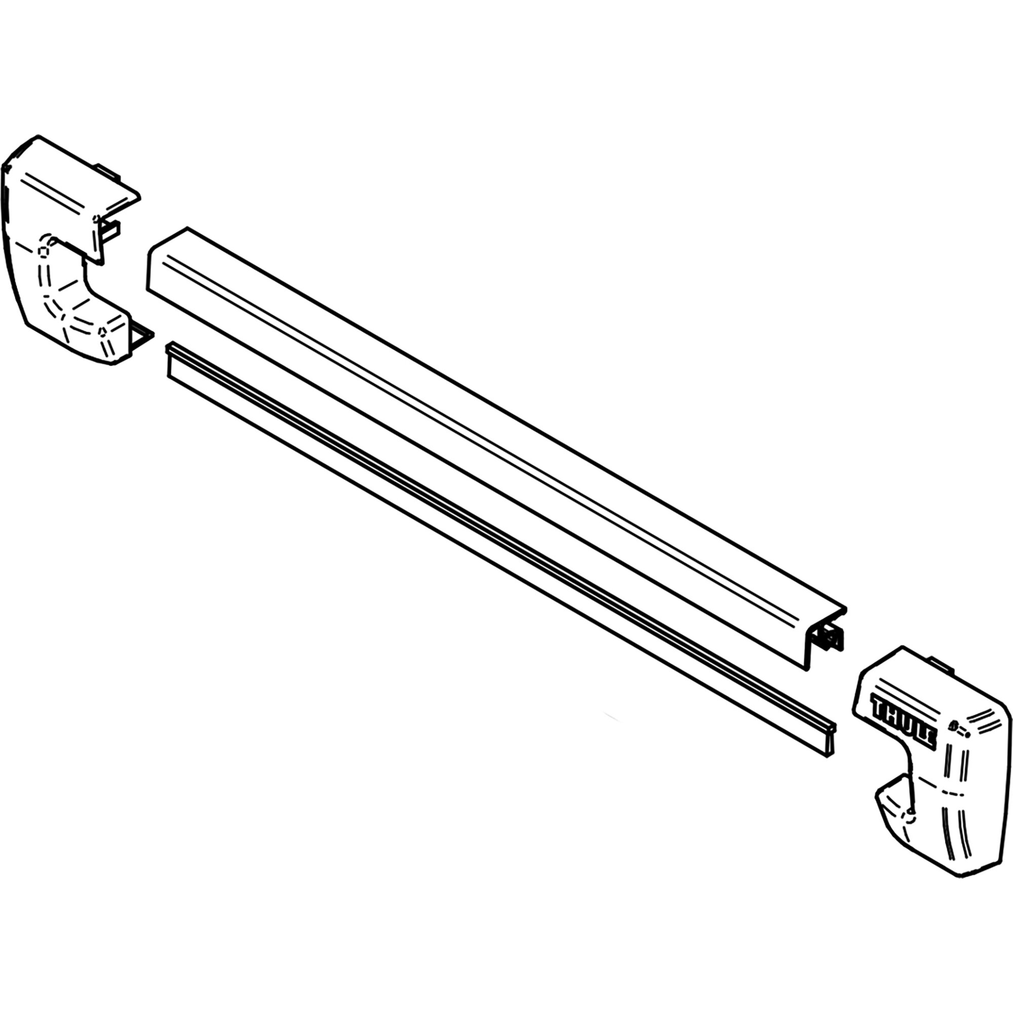 Thule® Schmutzschutz Thule Slide-Out G2 550 ~ B-603646