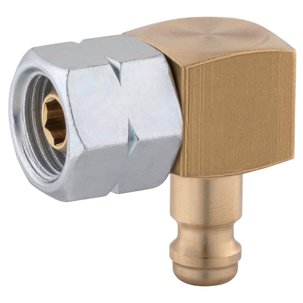 GOK Stecknippel für Steckkupplung SKU-QR, STN x G 1/4LH-ÜM 90° ~ 350/462