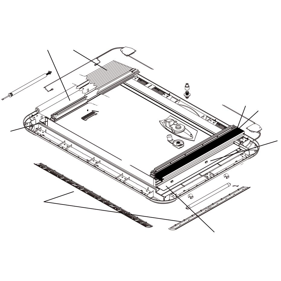 Dometic Heki 3plus, Ausschnittmaß 960 x 655 mm ~ 206/109