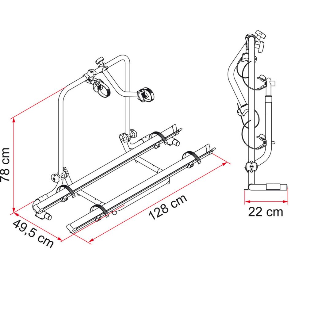 Fiamma® Fahrradträger Carry-Bike Garage Plus ~ 136/466