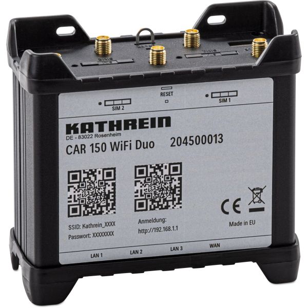 Kathrein LTE/WiFi-Routerset Kathrein CAR 160 WiFi Duo 5G MIMO weiß ~ 70 748