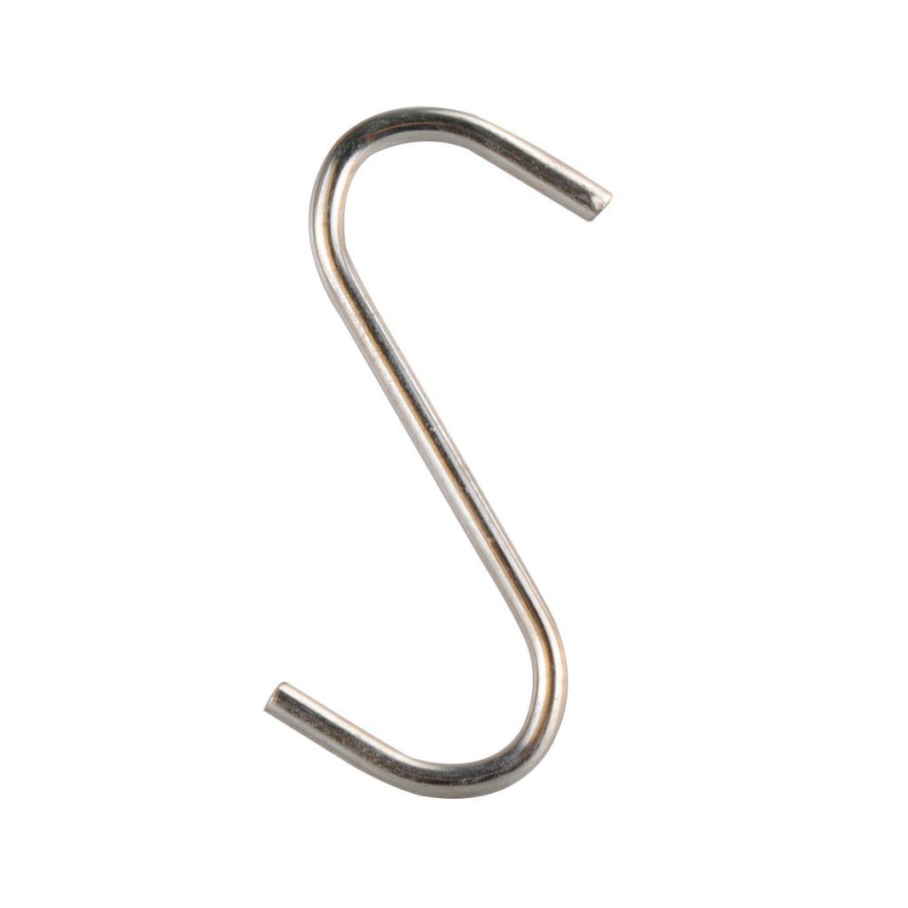 Peggy Peg S-Haken unbeschichtet silbermetallic, 5er SB-verpackt ~ 610/603