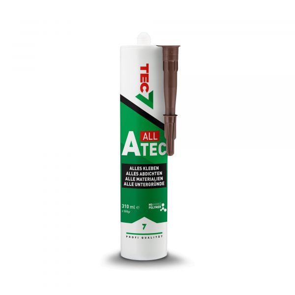 TEC7 Klebstoff- und Dichtmittel ATEC, braun, 310 ml ~ 451/221