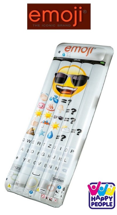 Happy People 16702 emoji® Luftmatratze im Handy-Design