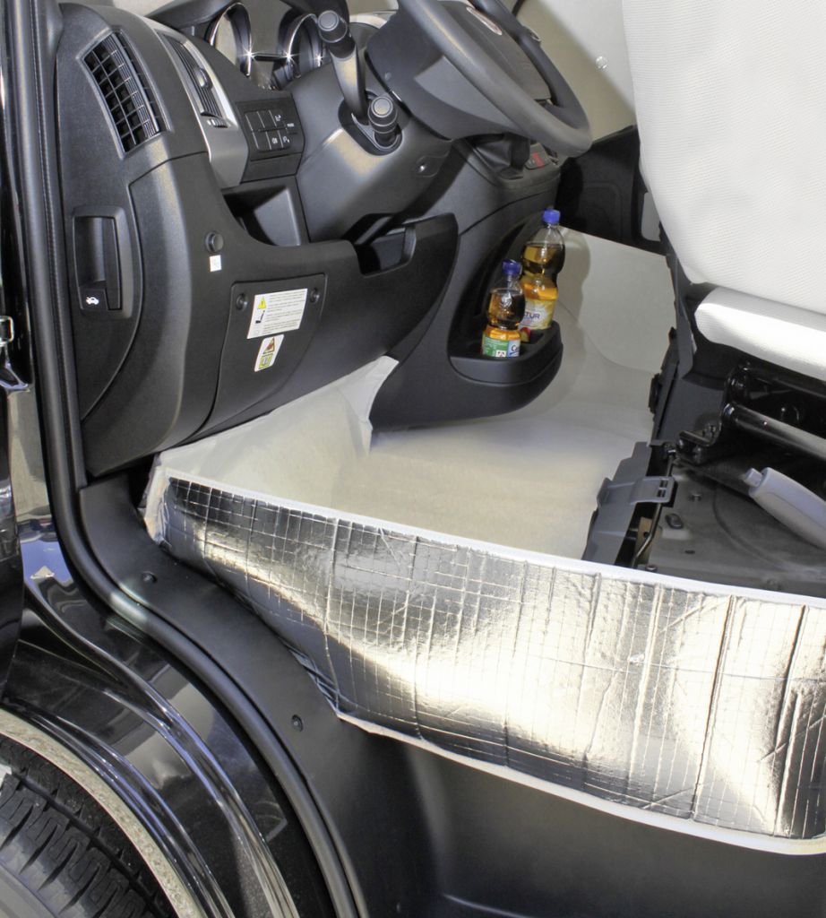 Hindermann® Fußraumisolierung in Wannenform, beige für Ducato ab Baujahr 05/2014 ~ 87 253