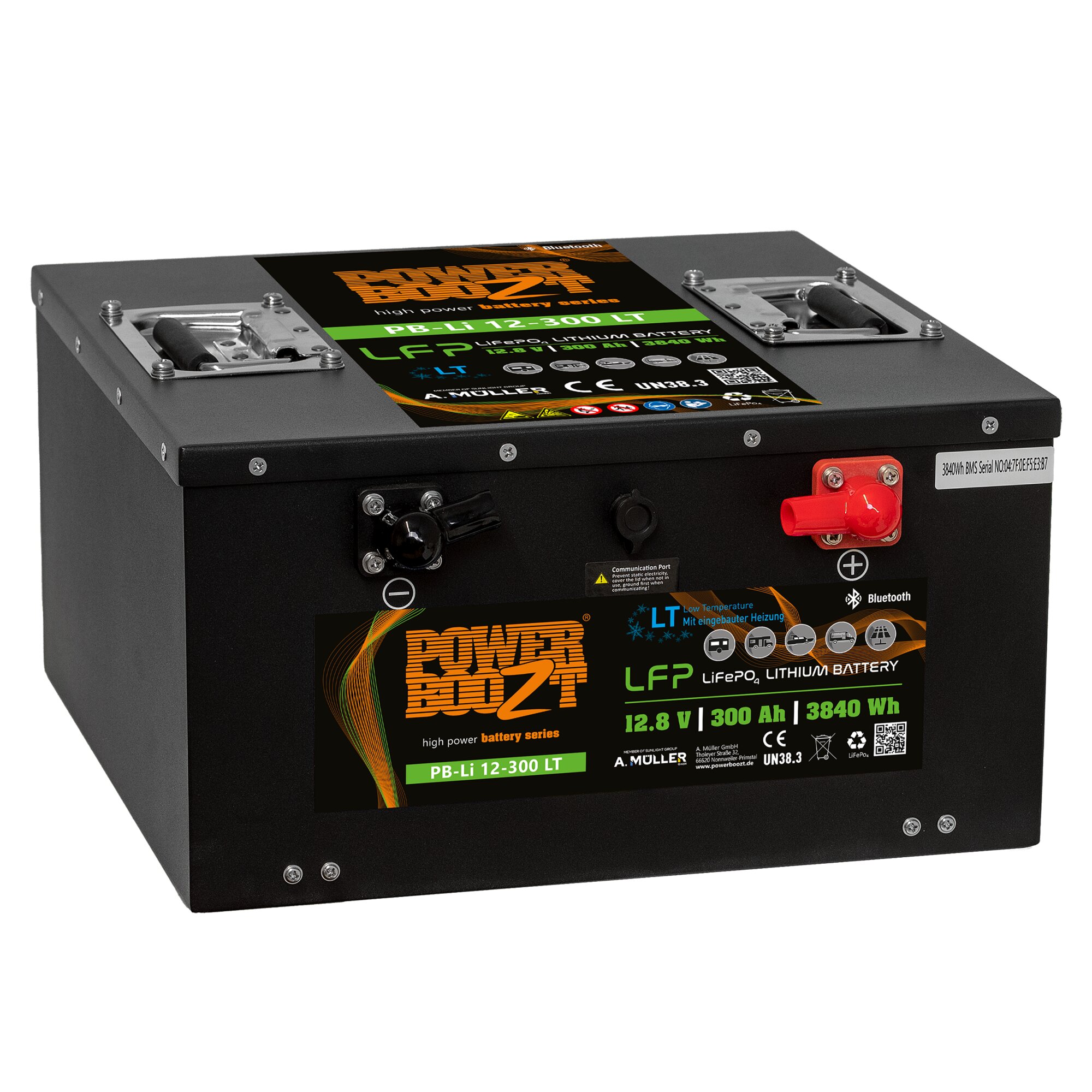 PowerBoozt Lithium-Kaltwetterbatterie PB-LI 300LT ~ 323/524