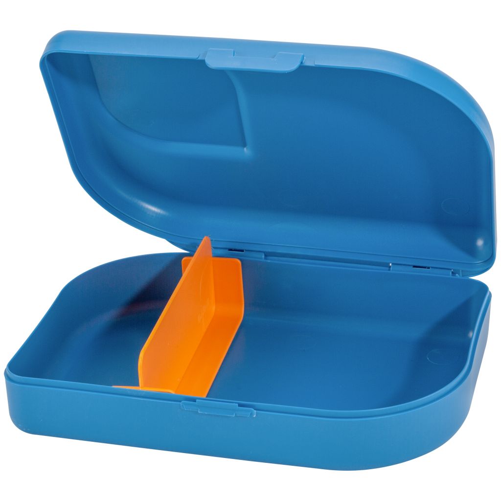 ajaa Brotbox mit Trenner, blau ~ 550/257