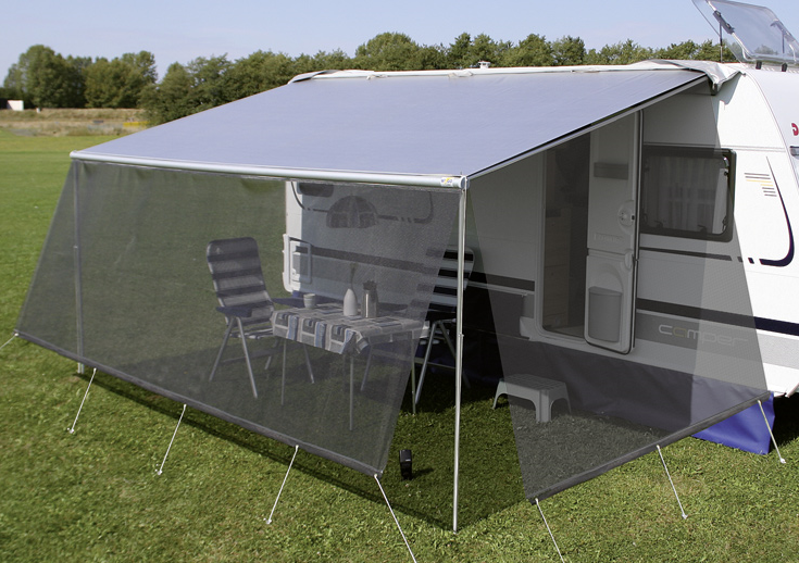 WIGO® Sonnenschutz Screen für WIGO-Markise Rolli Premium, 3,5 m  ~ 93 823