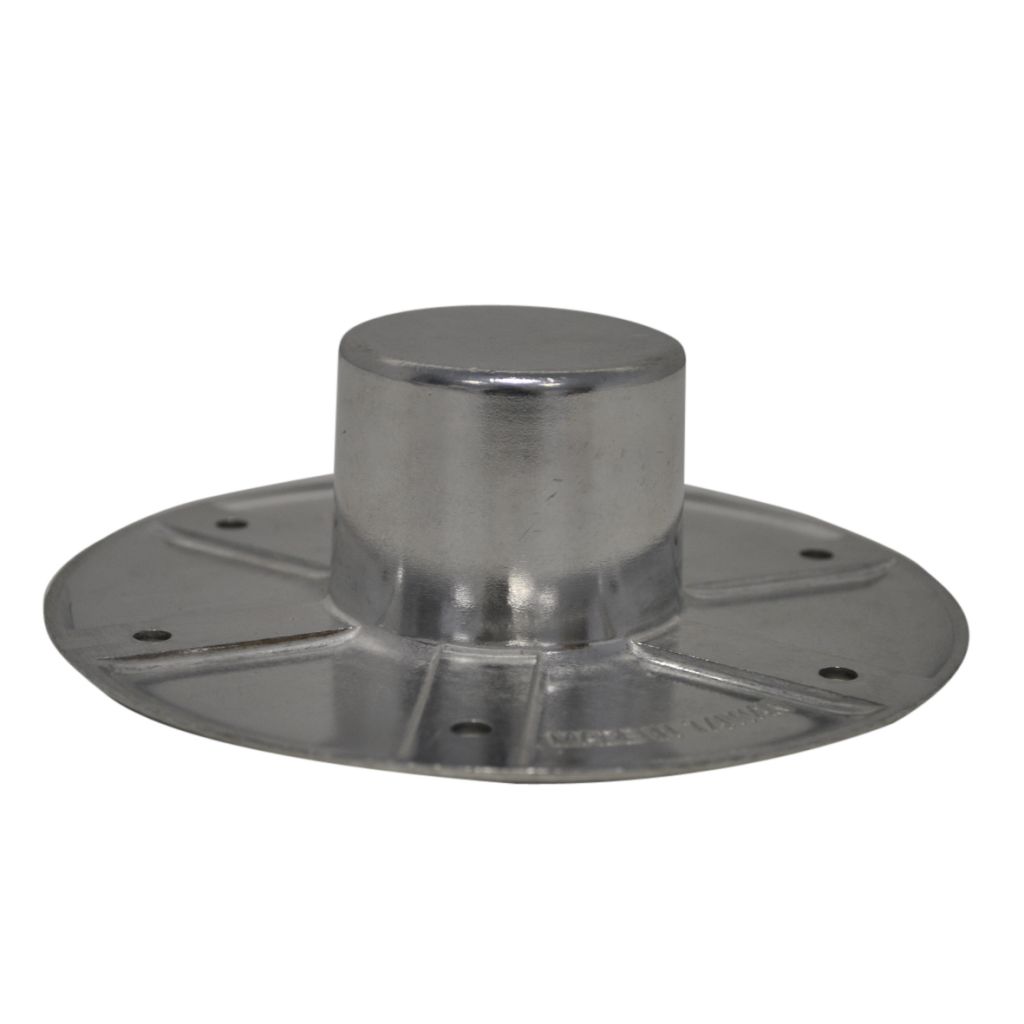 FAWO GmbH Einlasshalter für Einzeltischfuß, 16 x 5 cm   ~ 250/211