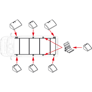 Fiamma Kit Roof Rail Ducato Extra