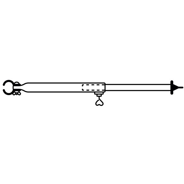 Piper GmbH & Co. KG Orkanstütze 22 mm Stahl 165-260 cm ~ 610/026