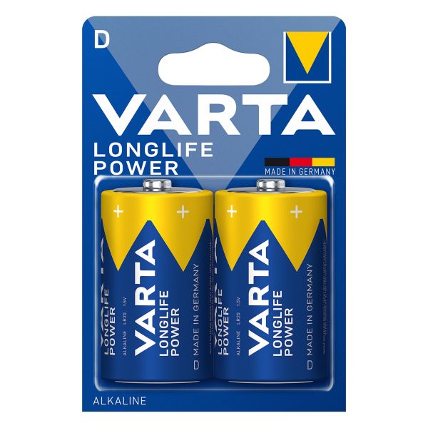 VARTA Batterie Longlife Power D BL2, 2 Stück ~ 322/743