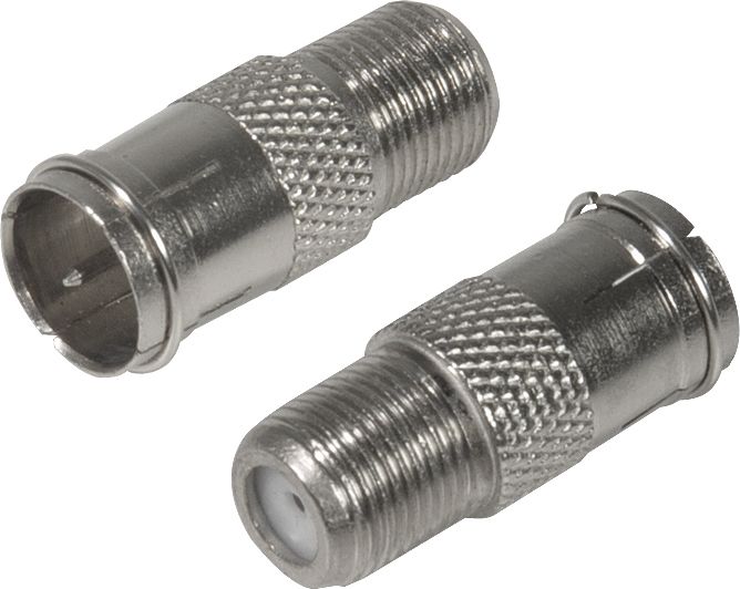 S-Impuls Quick-Adapter für F-Stecker und F-Kompressionsstecker 7 mm, 2 Stück ~ 72 344