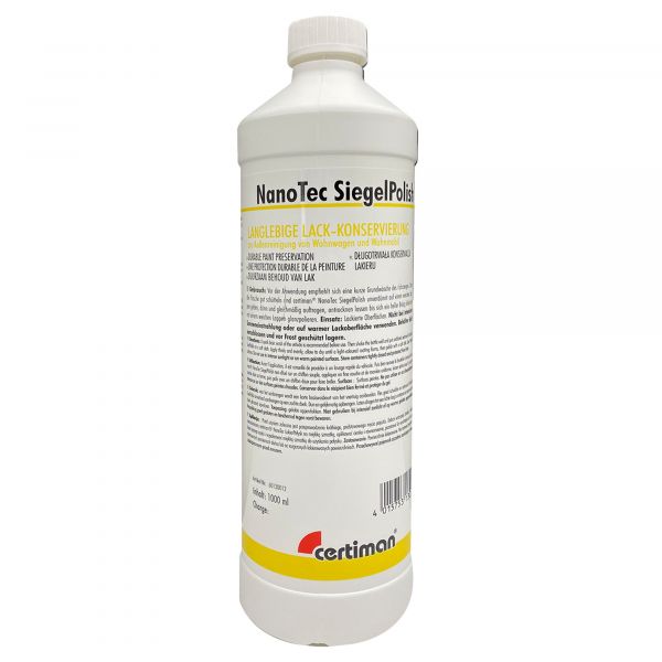 Siegelpolish-NanoTec Certiman® NanoTec Siegelpolish 1 Liter  ~ 450/182