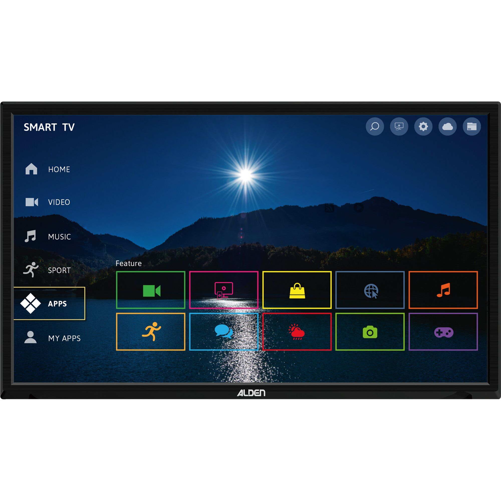 Alden Smartwide LED-TV 19", EEK: F ~ 70 527