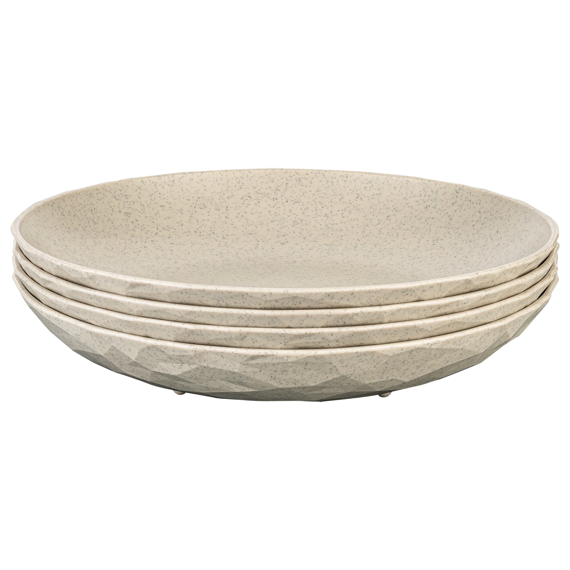 koziol Tiefe Teller CLUB PLATE 220, sand, 4er-Set ~ 551/288