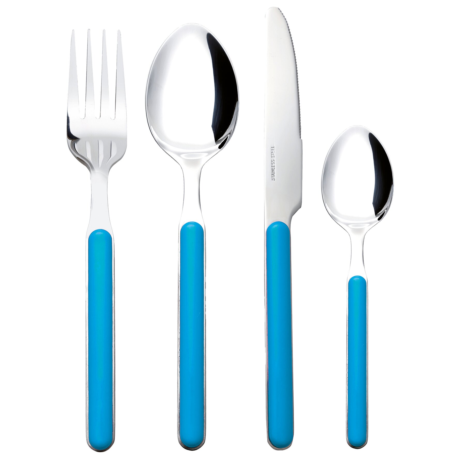BRUNNER Besteckset Delice blau, 16-tlg. ~ 550/130