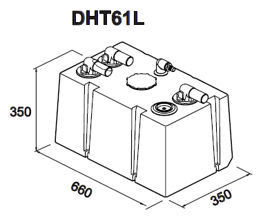 DHT61L Abmessungen