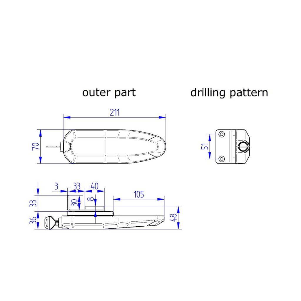 Thule Universal Lock ~ 214/322