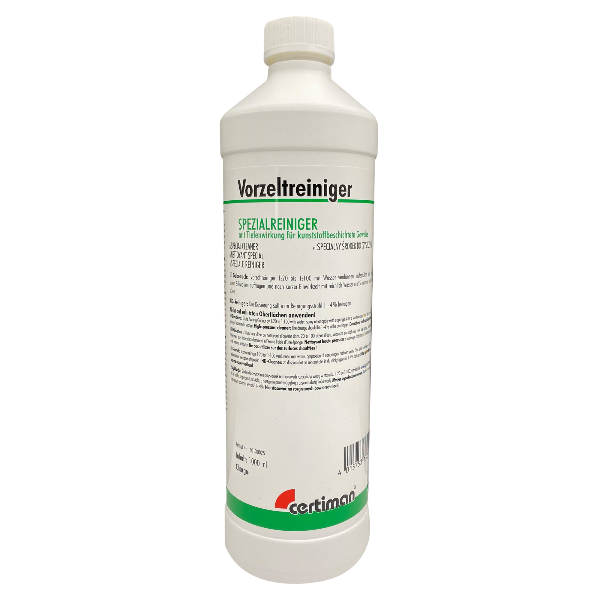 Certiman® Vorzeltreiniger 1 Liter ~ 450/187