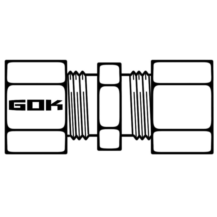 GOK Kupferverschraubung DIN 2353 Typ G - gerade, SB-verpackt  ~ 310/963