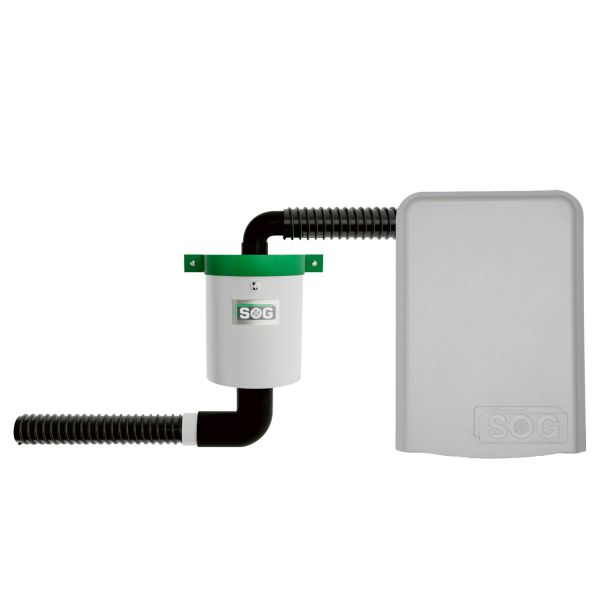 SOG® Elektrische WC-Entlüfung für Clesana Türvariante hellgrau ~ 301/501
