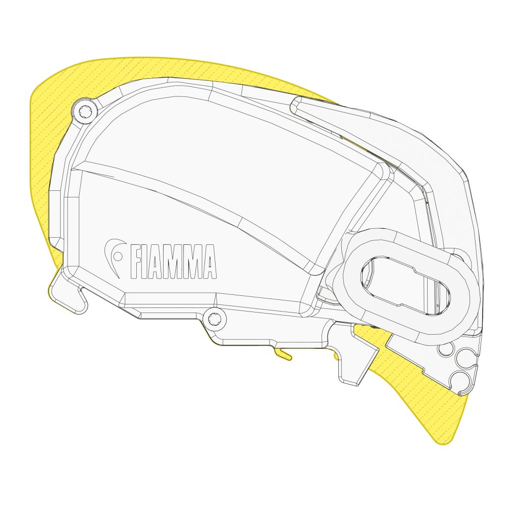 Fiammastore® F80 S Polar White Querschnitt