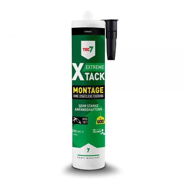 TEC7 Montagekleber XTACK EXTREME, schwarz, 290 ml ~ 451/228