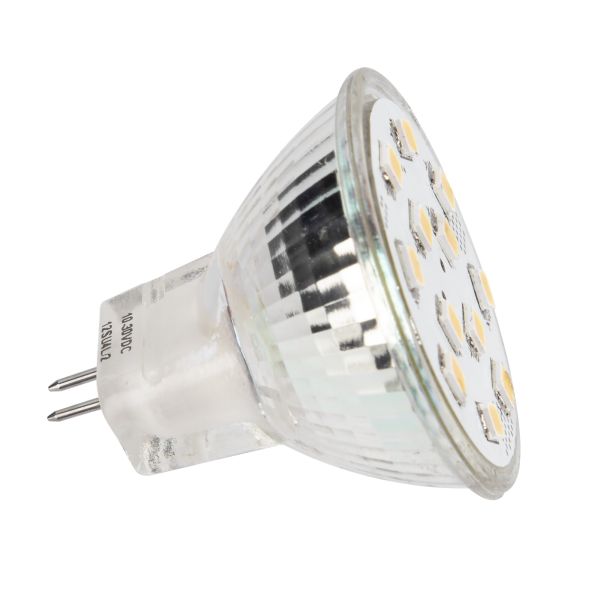 David Communication LED-Leuchtmittel CRI 90+, 12er LED Spot MR11, Sockel GU4, EEK: G ~ 322/095