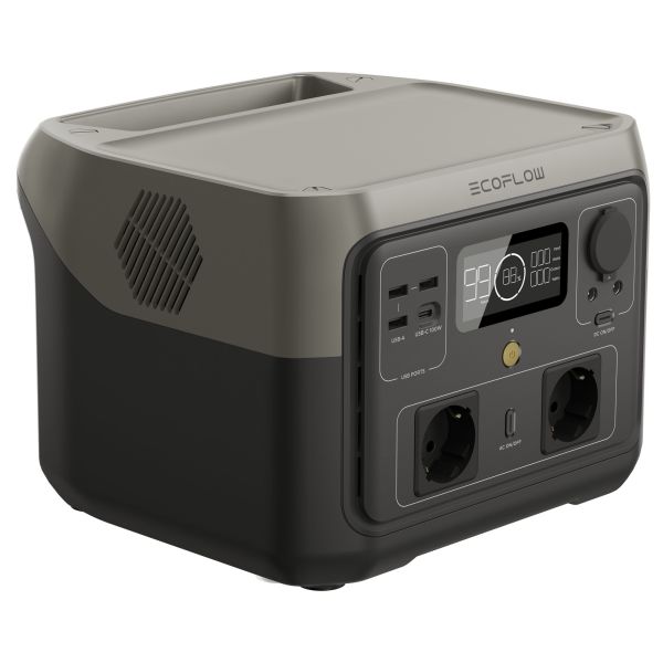 EcoFlow Powerstation RIVER 2, Max 500 Watt ~ 323/370