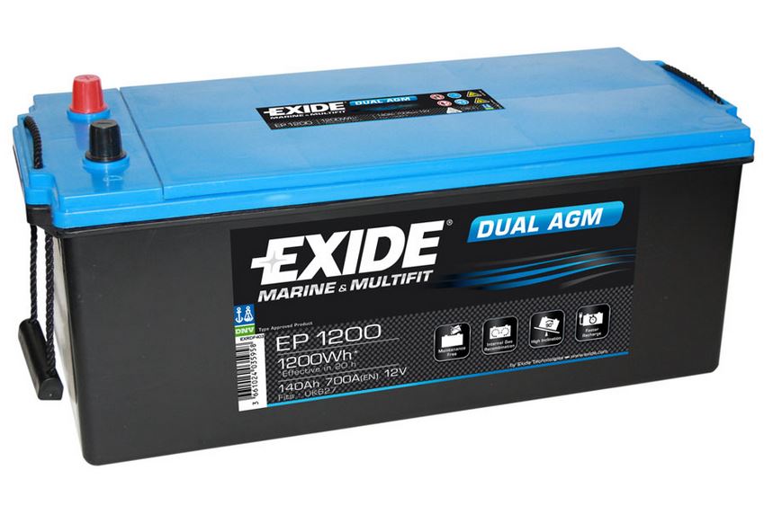 Exide Batterie Dual AGM EP 1200  322/322