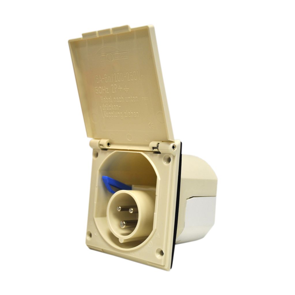 FAWO GmbH Caravan-Einspeisungstecker CEE creme  ~ 321/024