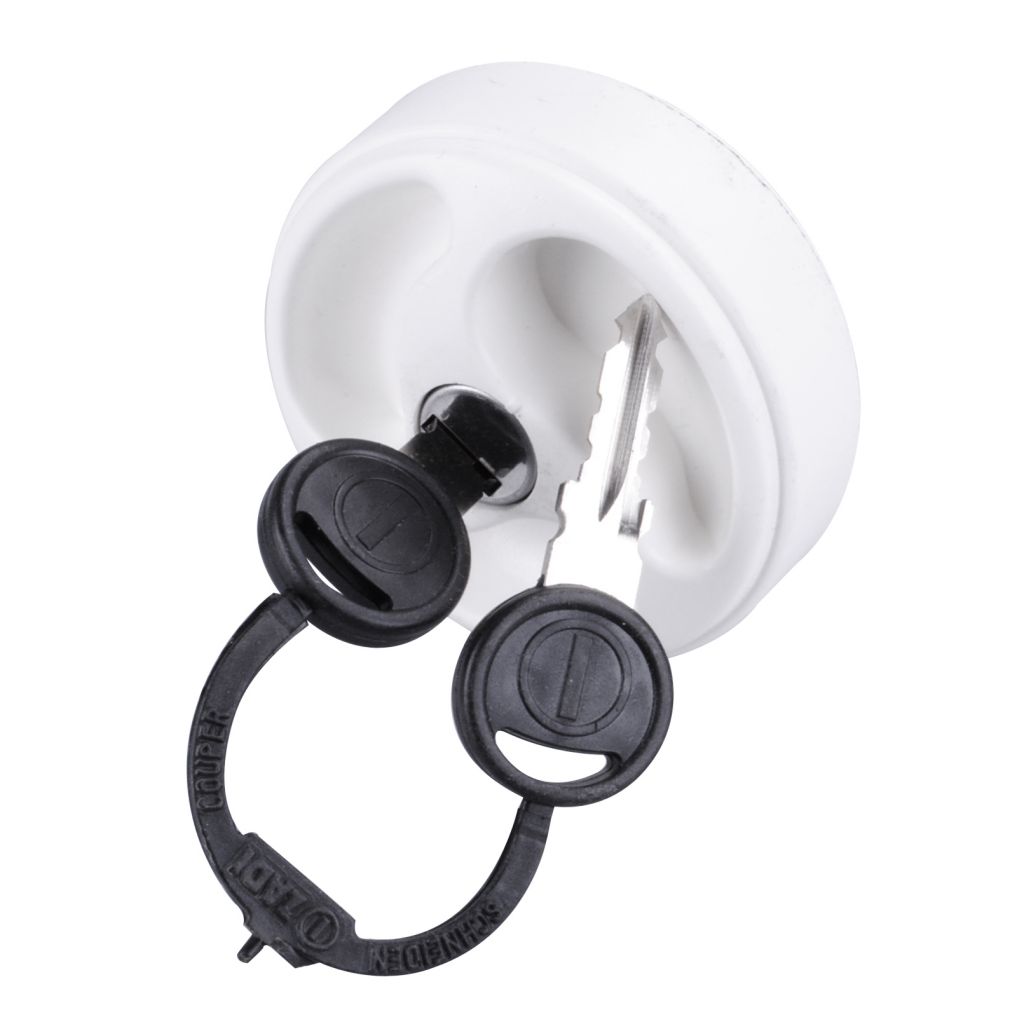 Lilie Ersatzdeckel weiß für Wassereinfüllstutzen, lose  ~ 300/296-1