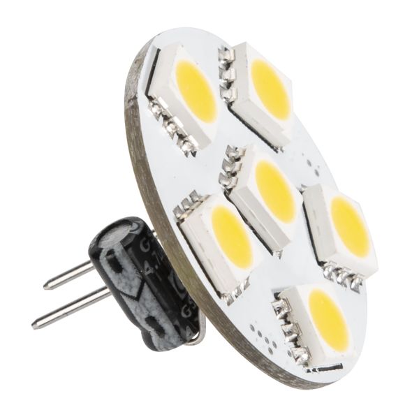 David Communication LED-Leuchtmittel CRI 80, 6er SMD Modul, Sockel G4, EEK: F ~ 322/071