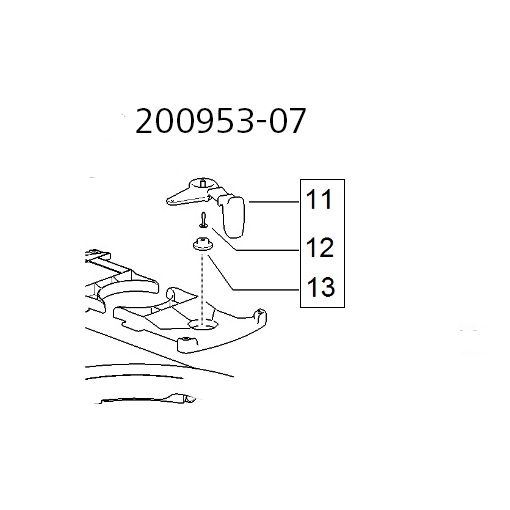 Thetford Schiebergriff SC220 ~ 301/921