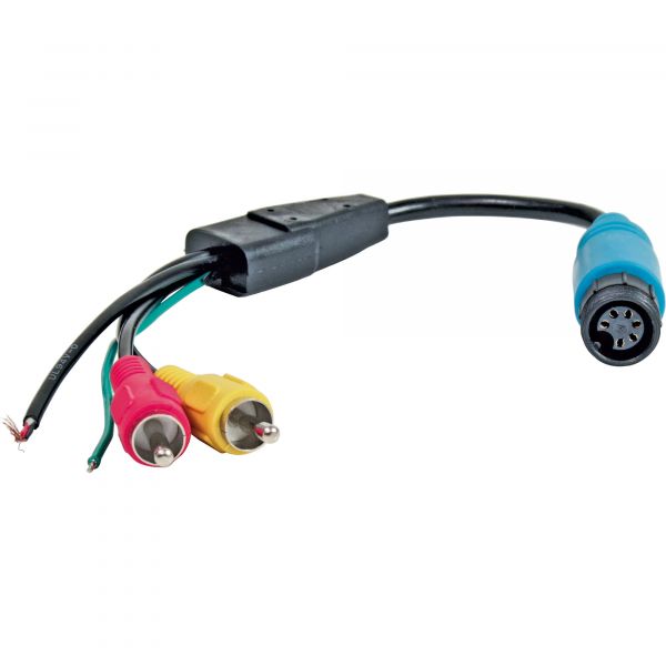 Caratec® Adapter Monitor, 6-polige Schraubkupplung auf Cinch-Stecker ~ ARV-055
