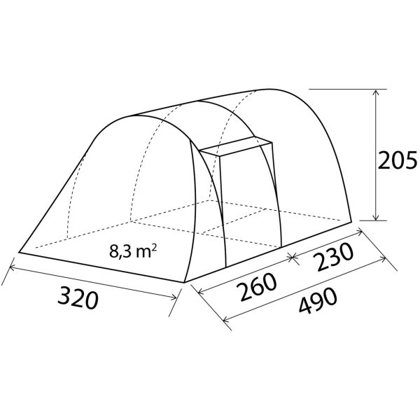 Brunner Zelt Arqus Outdoor 5 ~ 13 017