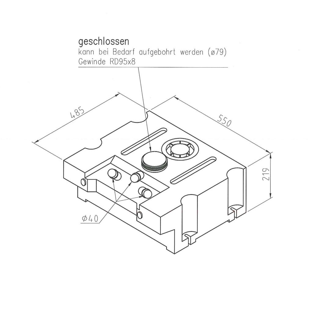 Goebel Wassertank 45 Liter Typ SM 108045  ~ 300/023