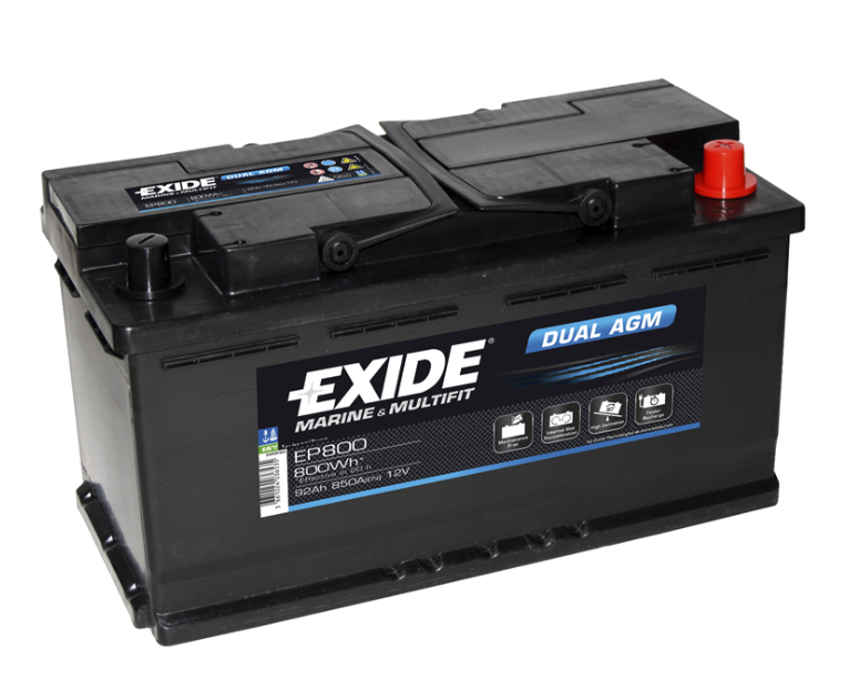 EXIDE AGM Bordbatterie EP 800  322/325