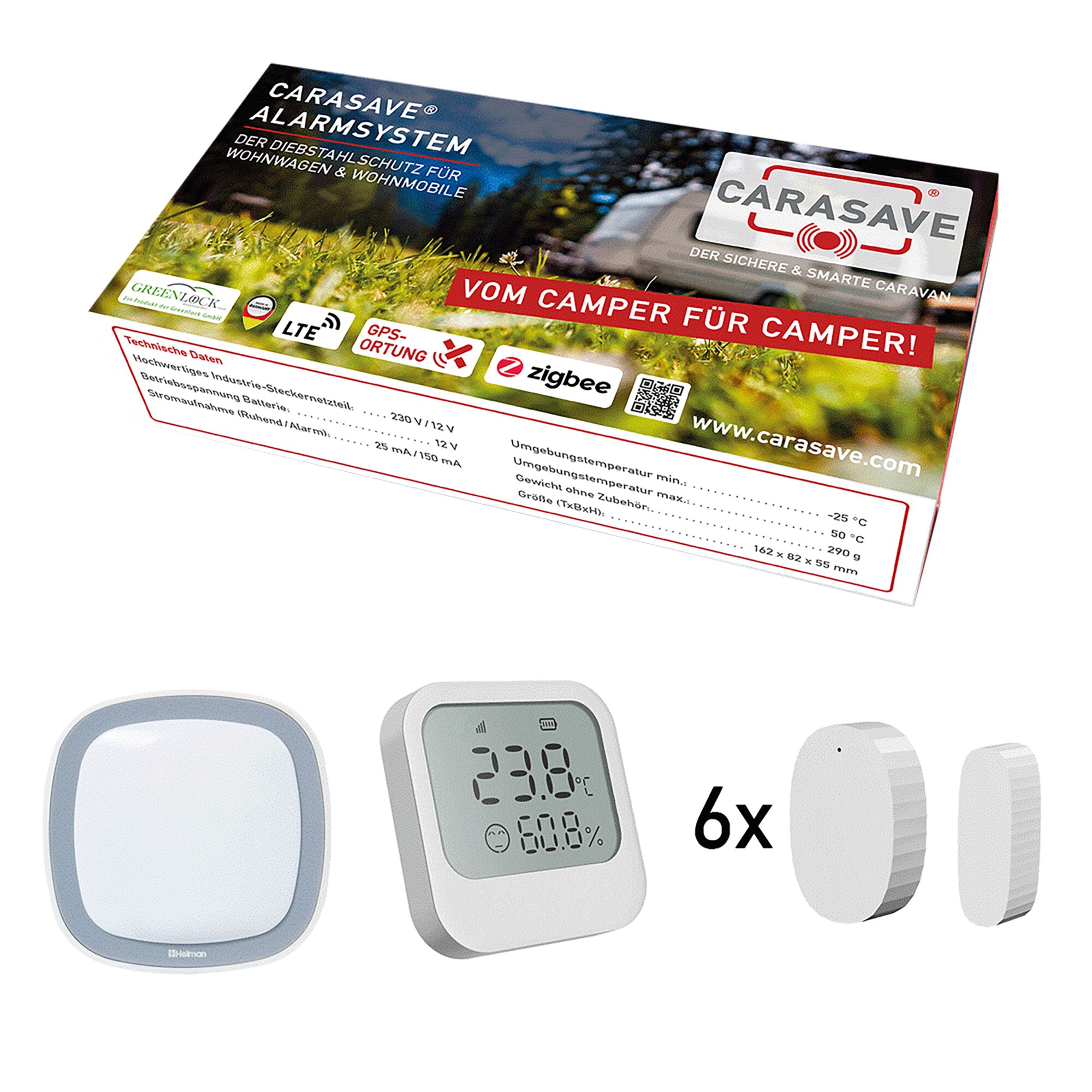 CARASAVE Alarmanlagen Set Reisemobil Edition ~ 214/203