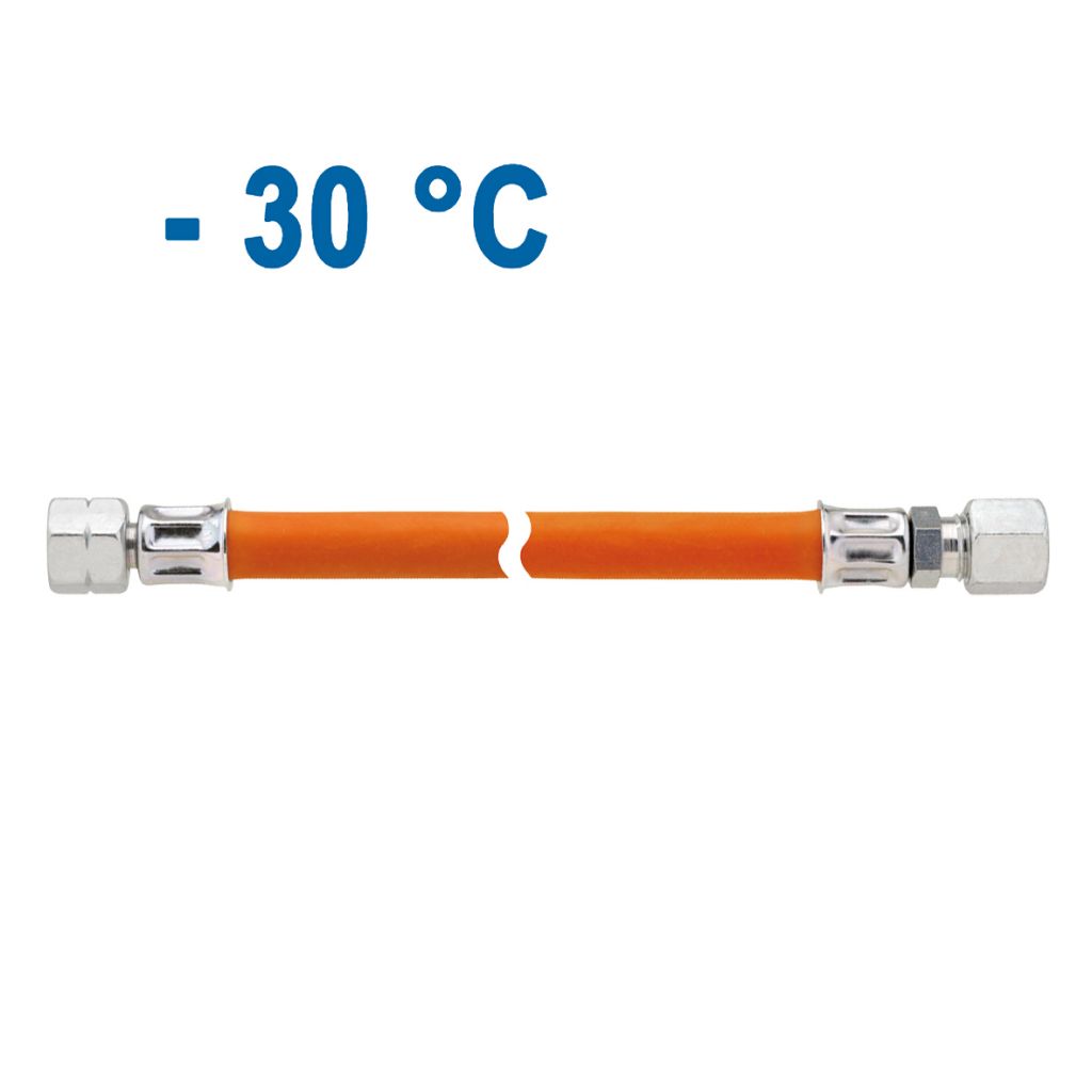 GOK Mitteldruck-Schlauchleitung RVS 8, Länge 400 mm, lose ~ 310/763-1