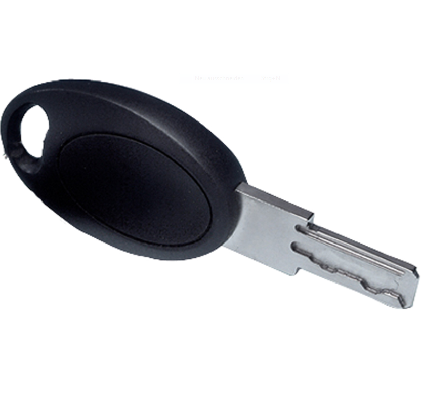 Safe-Tec Schlüssel für HSC-Schließsystem mit Innenbahn-Fräsung #499 214/054-4