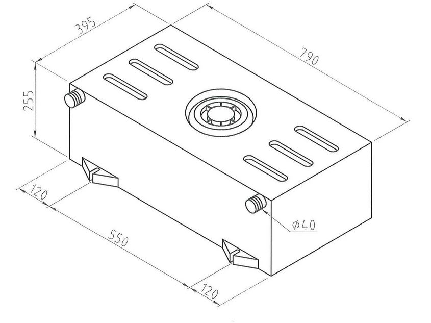 Goebel Wassertank 70 Liter Typ SM 24070  ~ 300/018