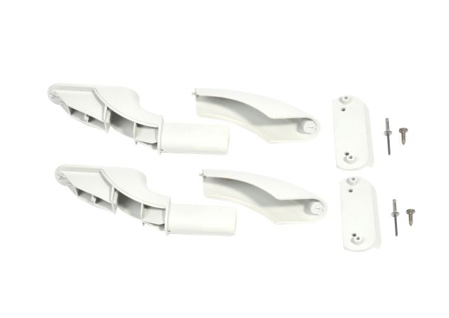 Thule® Endstück komplett für Thule Roof-Rack weiß, 2 Stück ~ B-704700