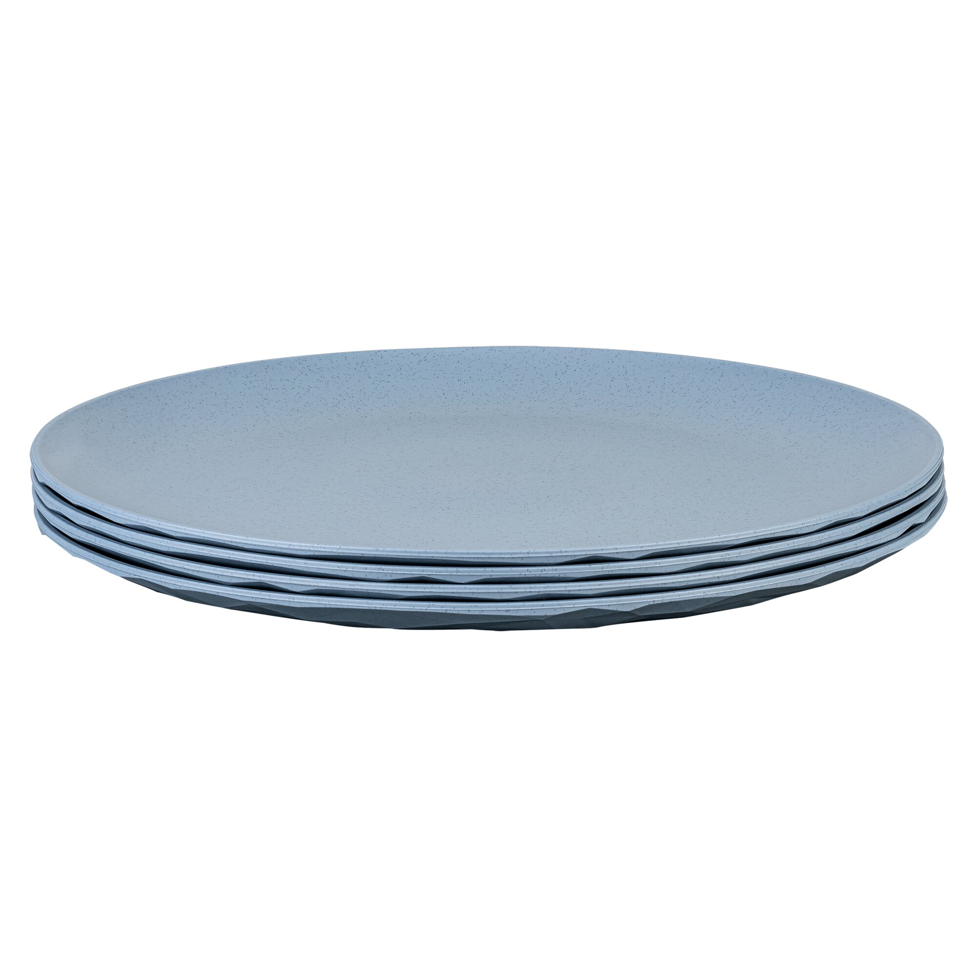 koziol Flacher Teller CLUB PLATE 260, blau, 4er-Set ~ 551/287