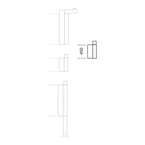 Thule® Verlängerung Mastprofil XXL Thule Residence/Panorama, Satz links und rechts ~ B-602778